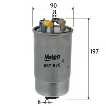 Filtre à carburant VALEO OEM 813059
