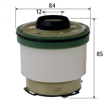 Filtre à carburant VALEO OEM U2Y013ZA5