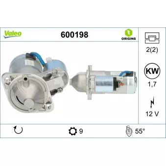 Démarreur VALEO OEM 3610027510