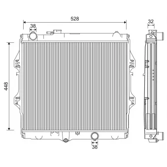 VALEO 701212 - Radiateur, refroidissement du moteur