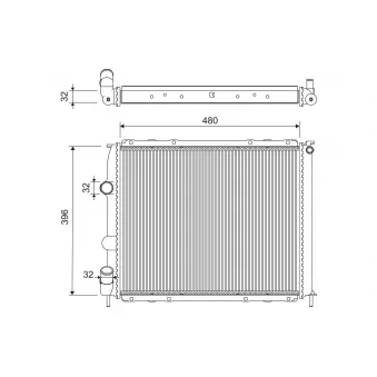 VALEO 701221 - Radiateur, refroidissement du moteur