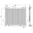 Radiateur, refroidissement du moteur VALEO [701234]