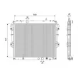 Radiateur, refroidissement du moteur VALEO [701259]