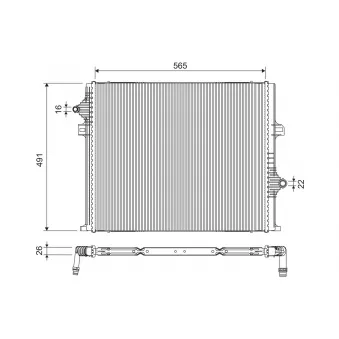 VALEO 701296 - Radiateur, refroidissement du moteur