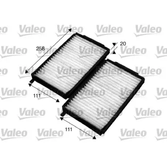 Filtre, air de l'habitacle VALEO OEM DC2161J6X