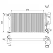 Radiateur, refroidissement du moteur VALEO [735175]
