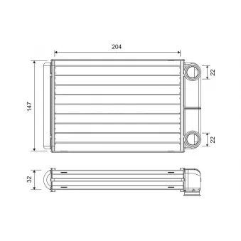 Système de chauffage VALEO 811516