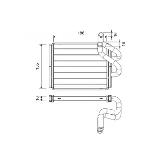 Système de chauffage VALEO OEM 972273E000