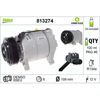 VALEO 813274 - Compresseur, climatisation