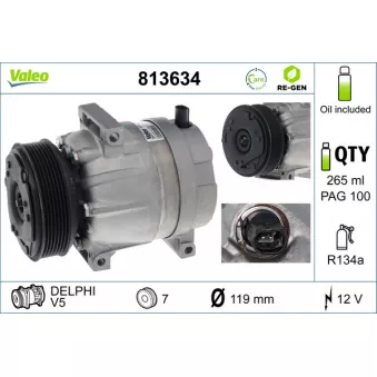 Compresseur, climatisation VALEO OEM 8200777426