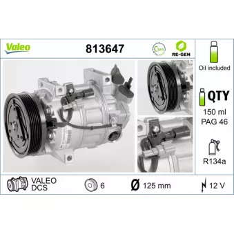 Compresseur, climatisation VALEO OEM 8200898810