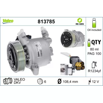Compresseur, climatisation VALEO OEM 88310YV020