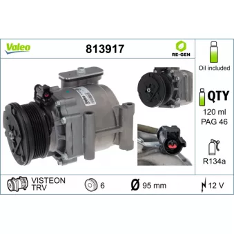 Compresseur, climatisation VALEO OEM 1569278