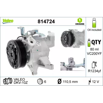 Compresseur, climatisation VALEO OEM 73111FJ051