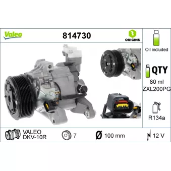 Compresseur, climatisation VALEO OEM 73111SC000
