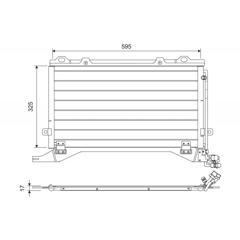 Condenseur, climatisation VALEO 816949 - Visuel 1