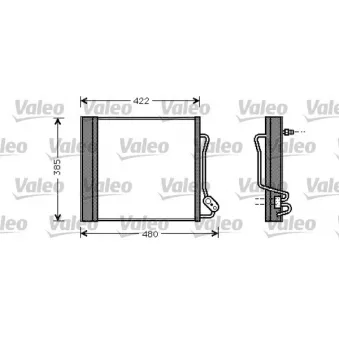 Condenseur, climatisation VALEO OEM 1632V003000000