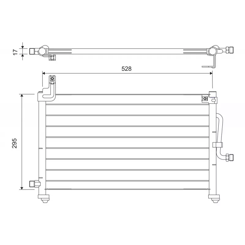 Condenseur, climatisation VALEO 818060 - Visuel 1