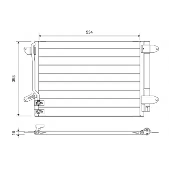 Condenseur, climatisation VALEO OEM 5C0820411K