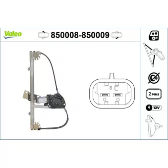 Lève-vitre VALEO 850008