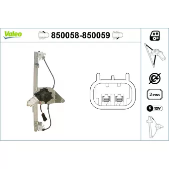 Lève-vitre VALEO 850058