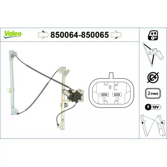 Lève-vitre VALEO 850064
