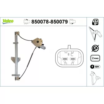 Lève-vitre VALEO 850078