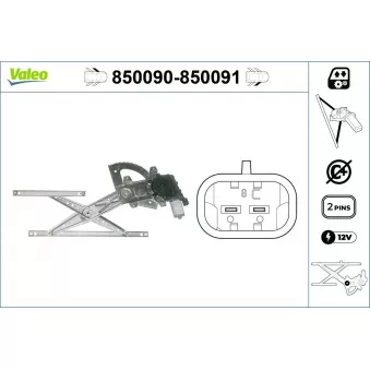 Lève-vitre VALEO OEM 96318069
