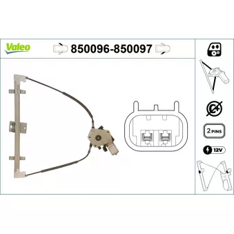 Lève-vitre VALEO 850096