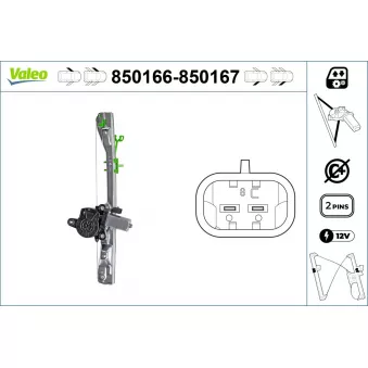 Lève-vitre VALEO OEM 46536312
