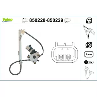 Lève-vitre VALEO OEM 46808309