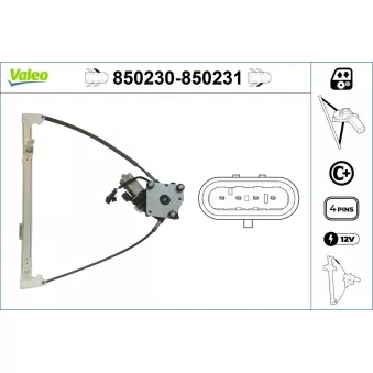 Lève-vitre VALEO OEM 51707607