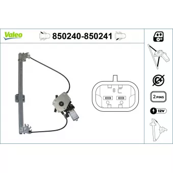 Lève-vitre VALEO OEM 1247300746
