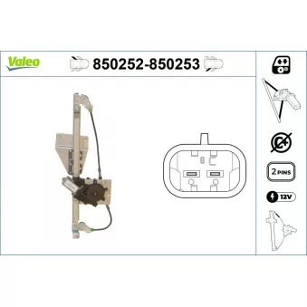 Lève-vitre VALEO OEM 1687300346