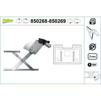 Lève-vitre VALEO 850268