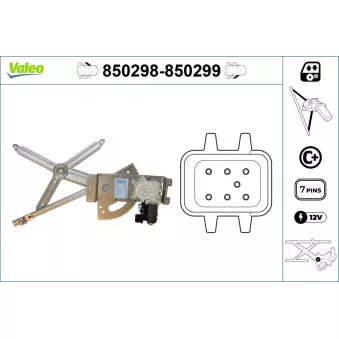 VALEO 850298 - Lève-vitre