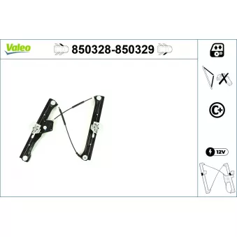 Lève-vitre avant gauche VALEO OEM 51337281881