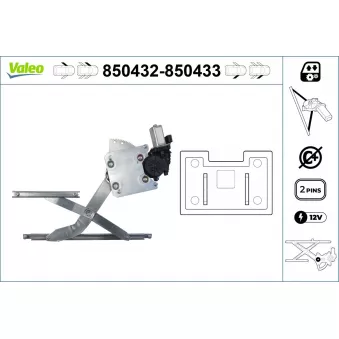 Lève-vitre VALEO OEM 6980212170