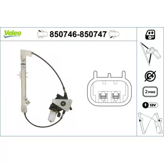VALEO 850746 - Lève-vitre