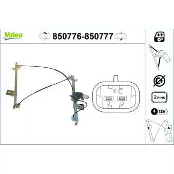VALEO 850776 - Lève-vitre