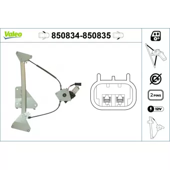 VALEO 850834 - Lève-vitre