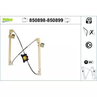 Lève-vitre VALEO OEM A1647201179