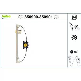 Lève-vitre VALEO OEM A1647303179