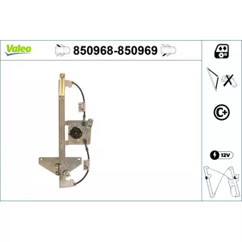 Lève-vitre VALEO 850968