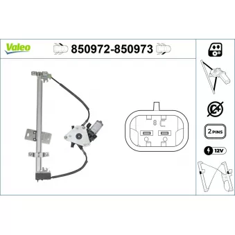 VALEO 850972 - Lève-vitre