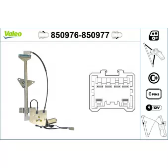 Lève-vitre VALEO OEM 72250TF0G01