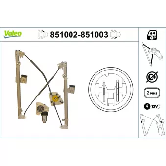 Lève-vitre VALEO OEM 824502B000