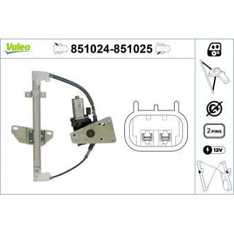 Lève-vitre VALEO OEM 82701jd40a