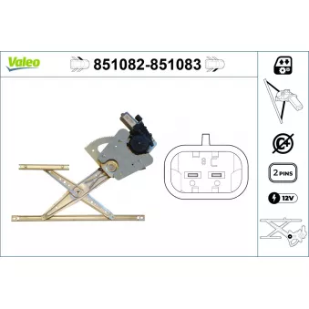 Lève-vitre VALEO OEM 807211HB0A