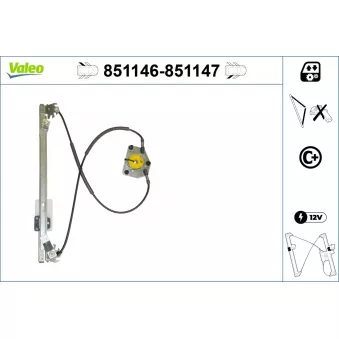 Lève-vitre VALEO OEM 2H7839401A